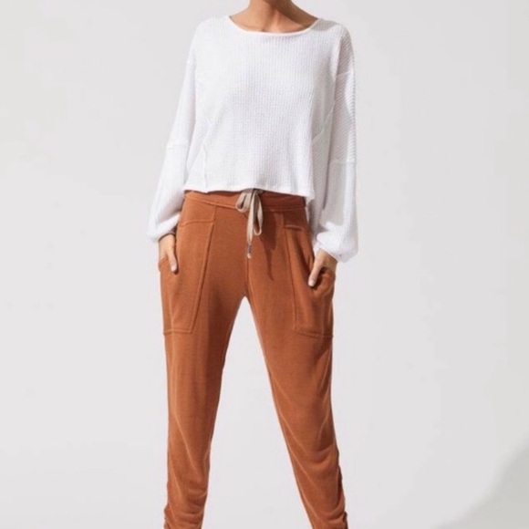 Closeout▪️Free People Olive-Open Back Thermal - Picture 4 of 4